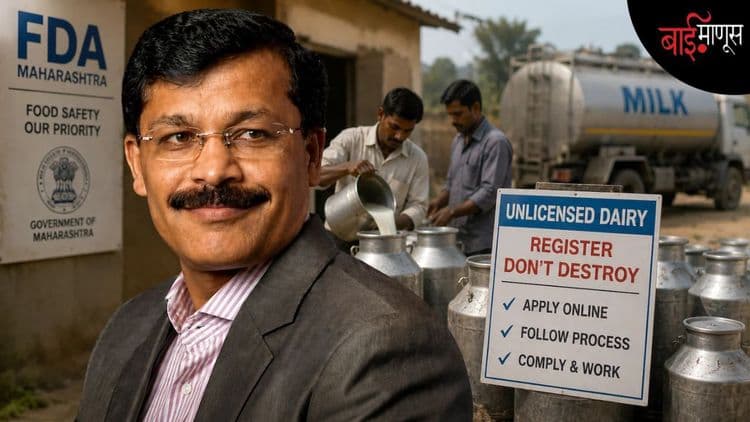  दुधातलं 'पांढरं विष' रोखण्याची लढाई; तुकाराम मुंढे यांचा ‘रासायनिक’ युद्धाविरुद्ध एल्गार
