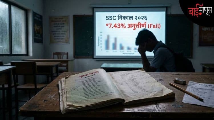अभिजात दर्जा, बारावीपर्यंत मराठी अनिवार्य, रिक्षा चालकांवर सक्ती, तरीही 
आपलीच लाखभर मुलं दहावीच्या ‘मराठी’ विषयात नापास…!
