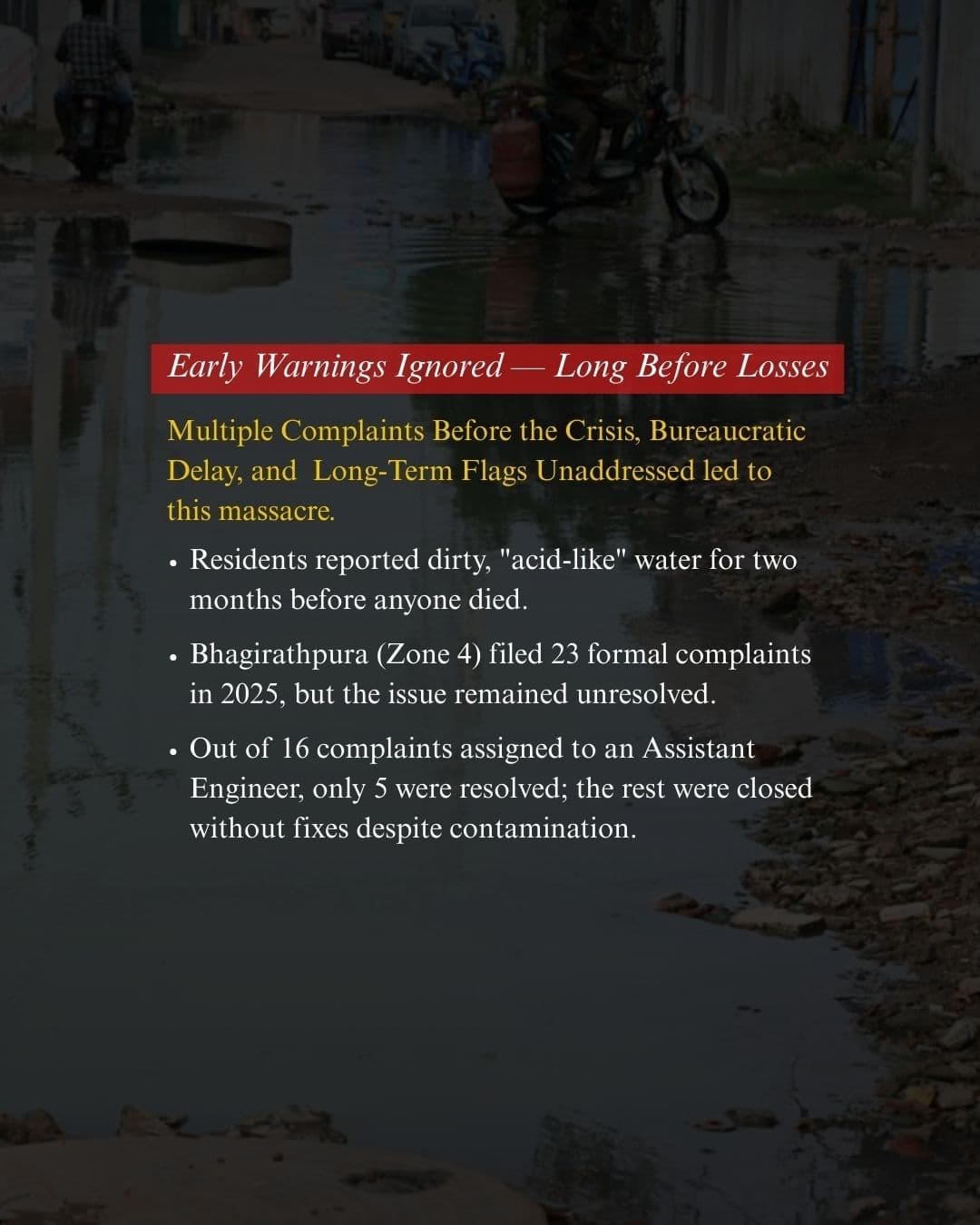 Indore Water Tragedy: Systemic Neglect Leads to Fatal Outbreak