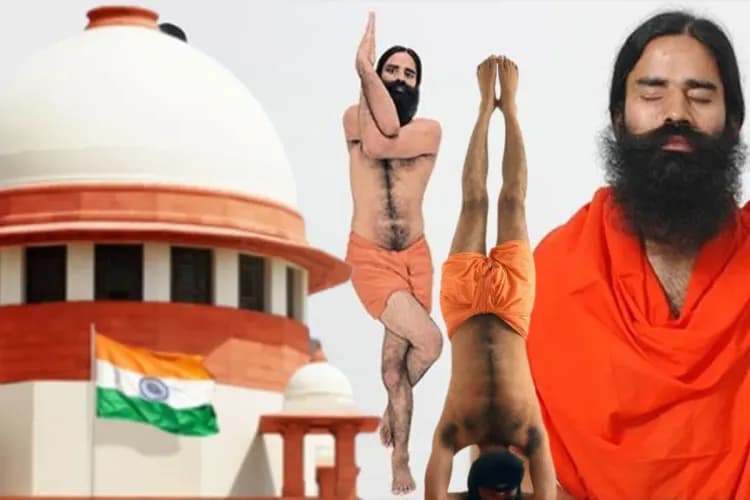 बाबा रामदेवांचे नवे ‘लोटांगणासन’…!
