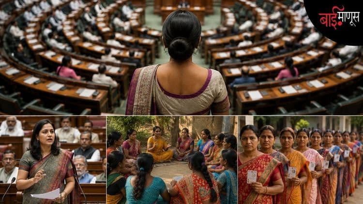 लोकशाहीच्या टेबलावर निम्म्या जगाची खुर्ची रिकामी…!